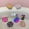 Acrylic Flower Shape Crossbody Bag Small Hard Shell Handbag With Lock Women Daily Wear