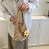 Trendy Small Square Handbag With Vintage Woven Texture Ideal For Daily Use