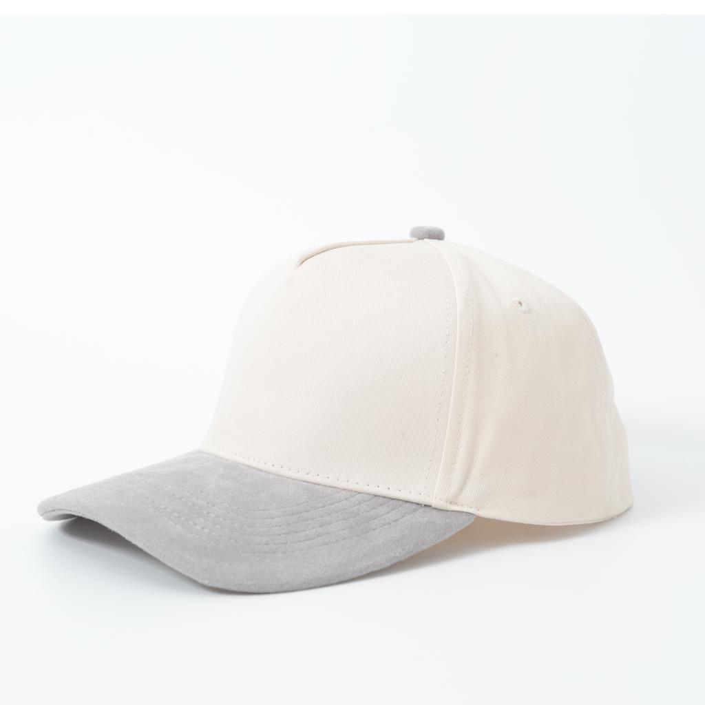 Individuelles Logo Wildleder Baumwolle Frühling Sommer Fünfteilig Farbkombination Baseballkappe Modischer Stil Outdoor Sonnenhut Melone