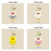 Duck Cute Little Animal Plush Keychain Pendant Women Bag Decoration Accessories