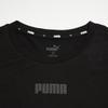 Puma Lightweight Moisture-Wicking Short Sleeve T-Shirt Women Tops Black 845602-01