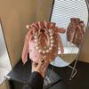 Small Fairy Bag Water Bucket Style With Pearl Detailing For Daily Use