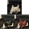 Pu Duffle Bag For Women With Top Zipper Closure And Inner Pocket For Daily Use