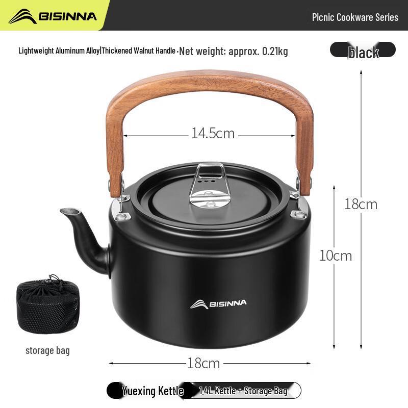 Portable Outdoor Aluminum Camping Kettle
