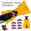Chainsaw Teeth Sharpener Portable Sharpen Chain Saw Bar-Mount Fast Grinding Sharpening Chainsaw Chain Woodworking Tools