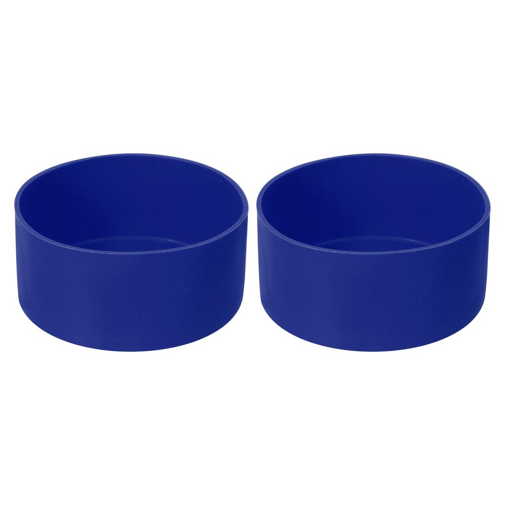 1/2 Stück 9cm Schützende Silikon-Stiefelhülle für 32-40 oz Wasserflaschenboden Anti-Rutsch-Hülle Universal-Tassenboden