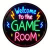 Neonschild Metall Willkommen Individuelle Gaming-Zimmer-Dekoration