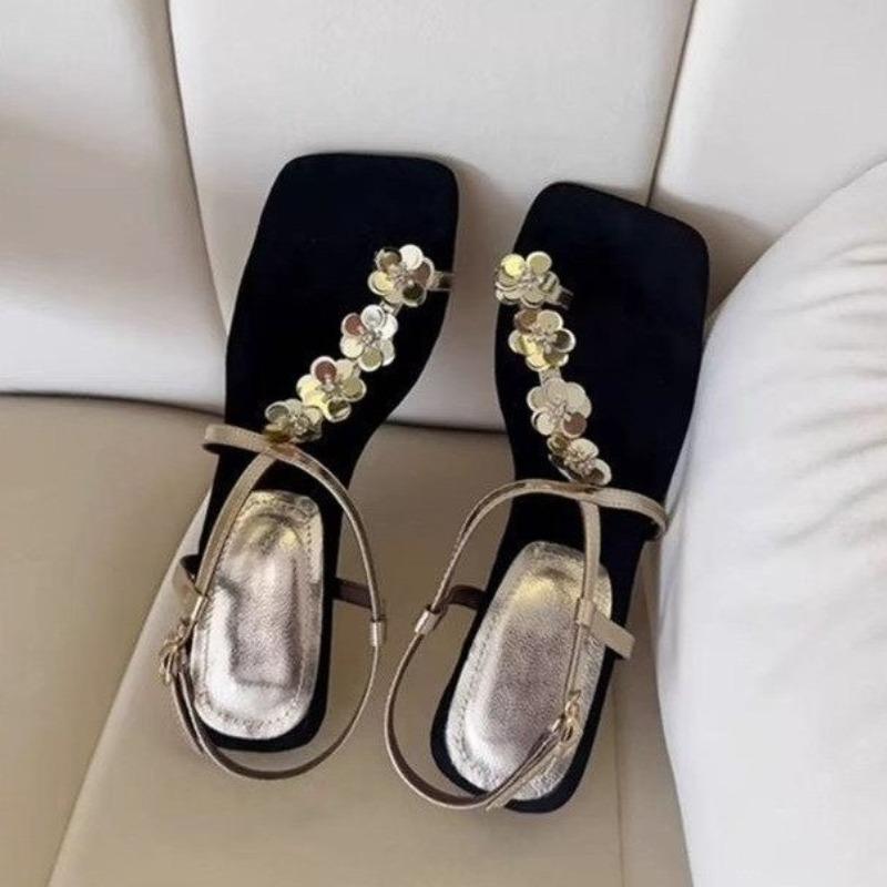 Fashion Shiny Women's Sandals 2025 New Luxury High Heels Cover Toes Summer Women's Shoes Sexy Brand Fashion Comfortable Sandals Zapatos