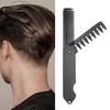 2pcs Compact Size Folding Pocket Combs Folding Design Texture Comb Wide Tooth Comb  For Travel