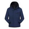 Unisex 3-in-1 Waterproof Windproof Outdoor Jacket With Removable Fleece Liner Hiking Climbing Fall Winter