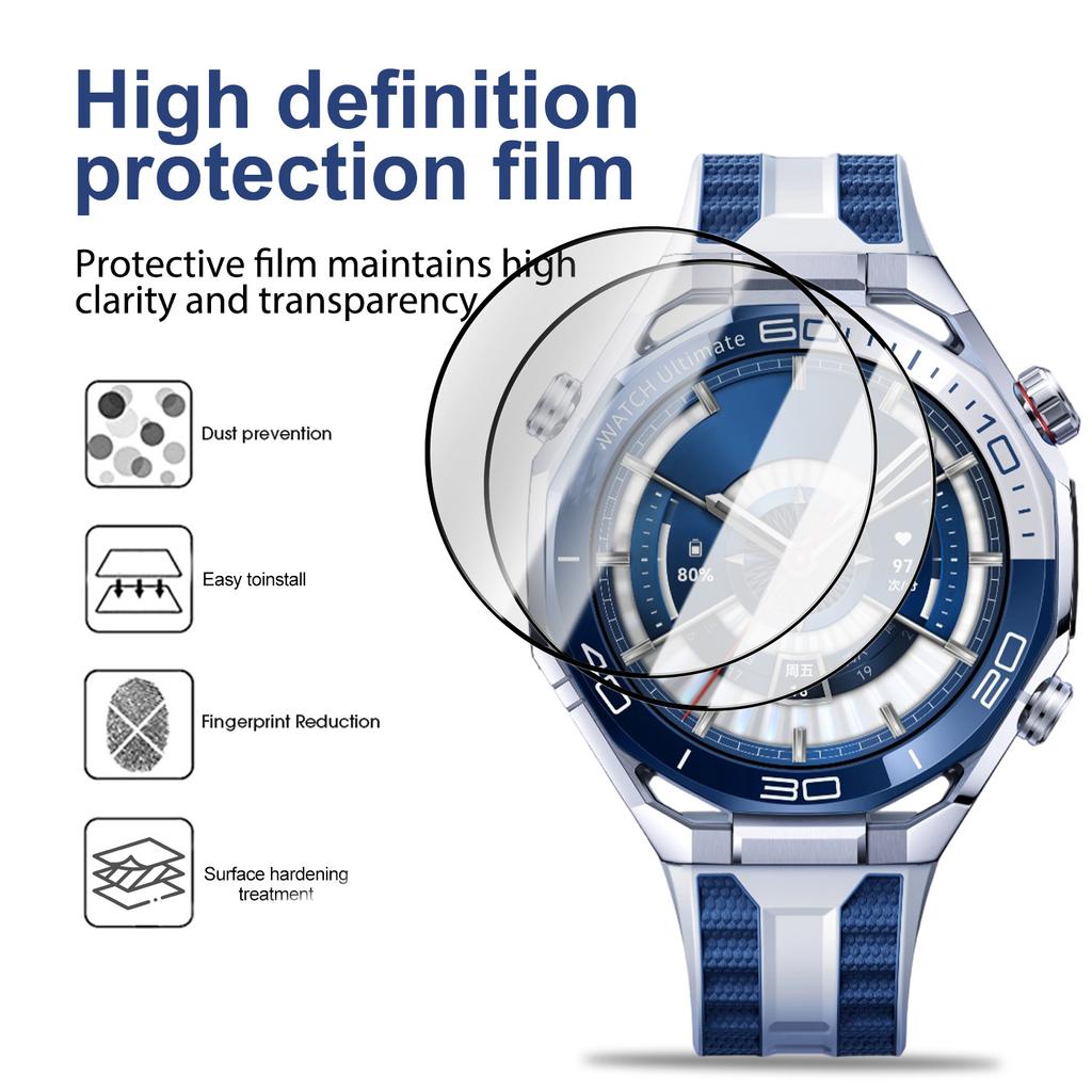 1-3 Stück Displayschutzfolien für Huawei Watch Ultimate 2/Ultimate HD Clear Kratzfest Schutzfolien Smartwatch Zubehör