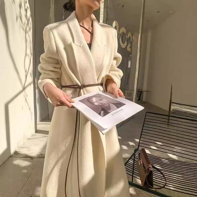 New Autumn and Winter Double-sided Wool Coat Long Korean Style Loose Casual Woolen Coat