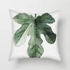 Simple Fresh Leaf Pattern Print Cover Car Sofa Cushion Cover Luxury Home Decoration Cushion Cover