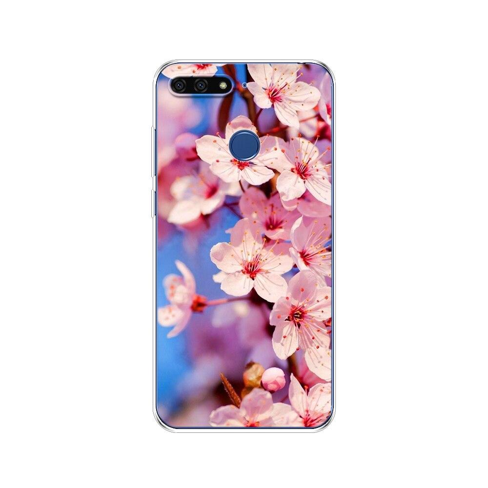 Pro Huawei Honor 7C 5,7 palcový kryt pouzdra Měkký silikonový TPU Roztomilý kryt Zadní ochranné pouzdro na telefon Pro Huawei honor 7c Aum-L41 tašky