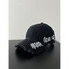 Classic Denim Baseball Cap With Embroidered Letters For Casual Summer Style