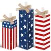 1PC Home Ornaments Wooden Tabletop Decorations American Flag Crafts Wood