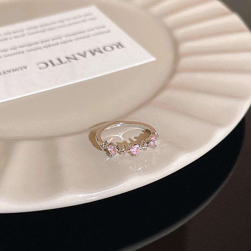 

Элегантное циркониевое регулируемое открытое кольцо для женщин - Шикарное ювелирное изделие для личности