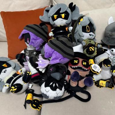 Murder Drones Official Cyn Uzi Plush Toy Glitch Authentic Anime Peripheral Stuffed Pendant Collectible Doll For Anime Game Fans