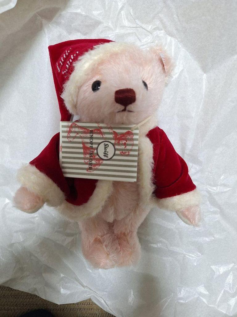 [USED] Limited Edition Steiff Little Santa 2020 Steiff Teddy Bear