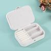 PU Leather Jewelry Box Earrings Jewelry Organizer Case Portable Jewelry Storage Box  Display Stand