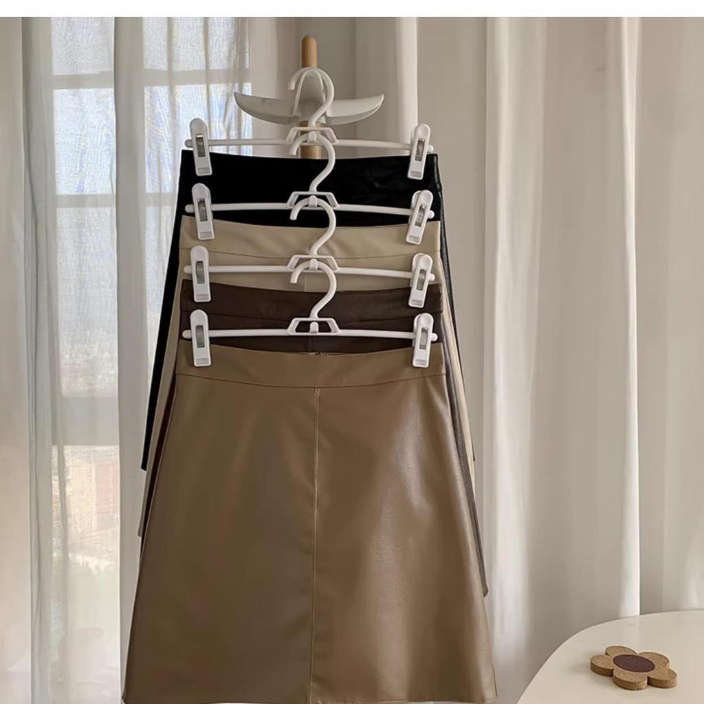 Autumn/Winter 2023 Women's PU Leather A-Line Skirt - High Waist, Slim Fit, Knee-Length, Casual Korean Style