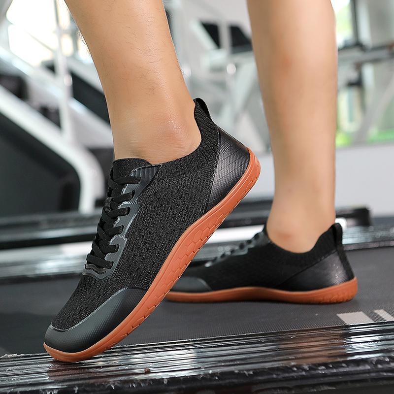 Mesh Wide Toe Casual Sneakers Light Breathable Cross-training Shoes Women Men Non-slip Walking Flat Shoes