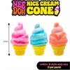 New Colorful Ice Cream Shaped Nice Cream Cone Sensory Stress Reliever Fidget Toy For Anxiety Focus Adults & Kid Toy Gift
