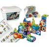 Magnetic Constructor Leantoys Glowing Cake Slide, 75 Parts