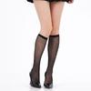 Summer Thin Nylon Fishnet Stockings Compression Calf Socks Female Mesh Breathable Girls Sexy Black Knee High Socks For Women