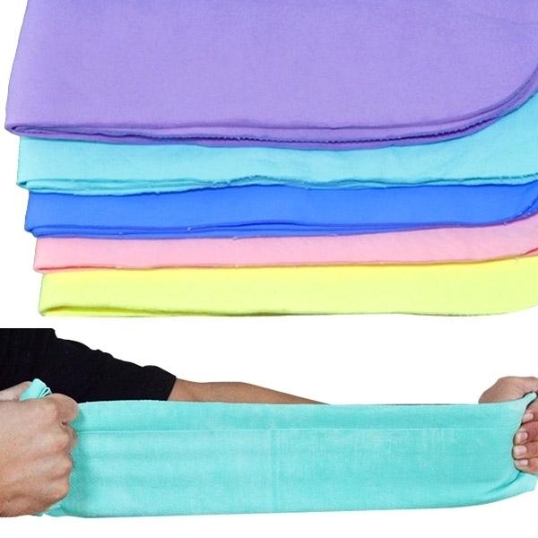 KANEED Super Absorption Clean Cham PVA Synthetic Chamois Car Wash Towel, Size: 43cm X 32cm X 0.2cm (Random Color Delivery)