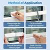 1pc Thickened Felt Water Absorbing Sticker Self Adhesive Window Glass Anti Condensation Water Absorption Winter Window