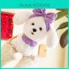 Tie Bow Teddy Dog Plush Toy Cartoon Stuffed Animal Doll Kids Gifts Birthday