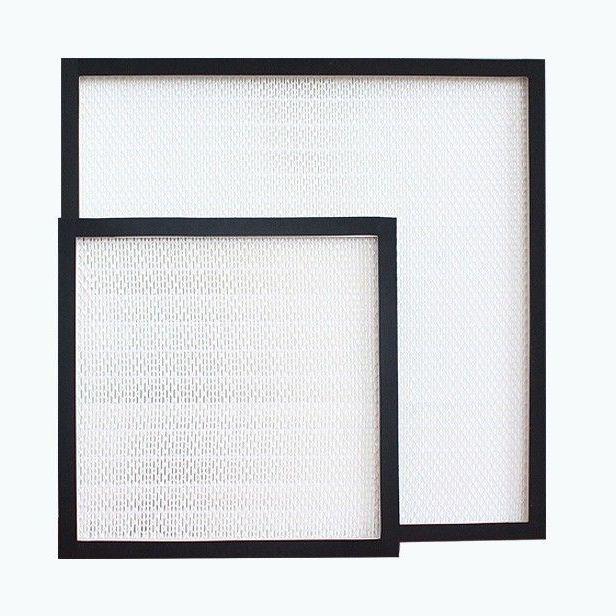 

High-Efficiency Air Filter with Optional Baffle for Clean Air Conditioning Outlet
