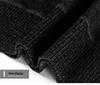 Men's Winter Chenille Sweater - Round Neck, Warm Velvet-Lined, Thick Knit Base Layer for Middle-Aged Men