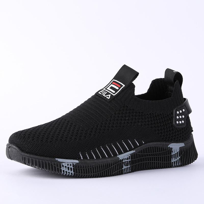 Sneakers Trend Autumn Running Shoes Sports Casual Shoes Men's Flying Weaving Shoes Trend Shoes Men's