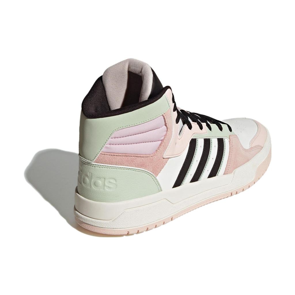 Adidas Neo Entrap Mid Comfortable Lightweight Shock Absorption Durable Mid-Top Skate Shoes Unisex Skate Shoes Pink ID6009