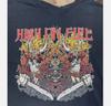 VINTAGE HIGH ON FIRE T-shirt For Men Women Tee Size S-5XL Unisex T-Shirt
