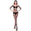 Sex Clothes Boutique Jacquard Oblique Stripe Hollow Onesie Open Crotch Supply