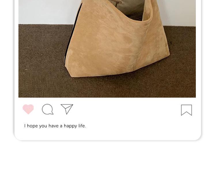 Korean Retro Plush Bucket Bag: 2023 Winter Collection, Large Capacity, Single Shoulder & Hand-Held Women's Bag