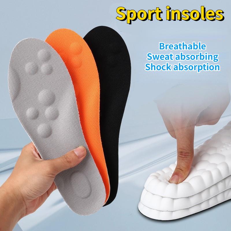

Мужские и женские универсальные спортивные стельки. Дышащие, поглощающие пот и амортизирующие стельки для отдыха.
