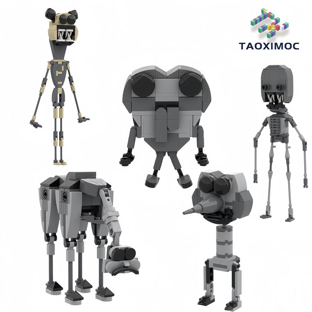 Zoonomaly – Deformierte Zoo-Bausteine mit kleinen Partikeln – Kinderspielzeug