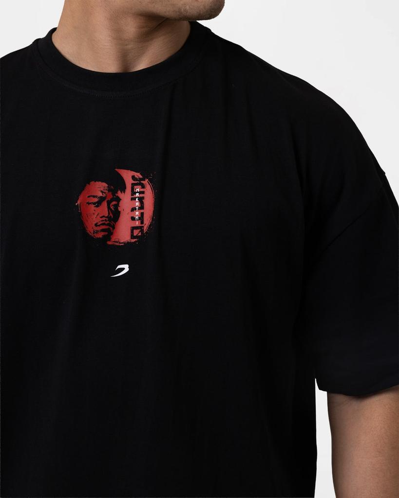 BOXRAW Nakatani The Day Oversized T-Shirt Junto-Fnts [Black]