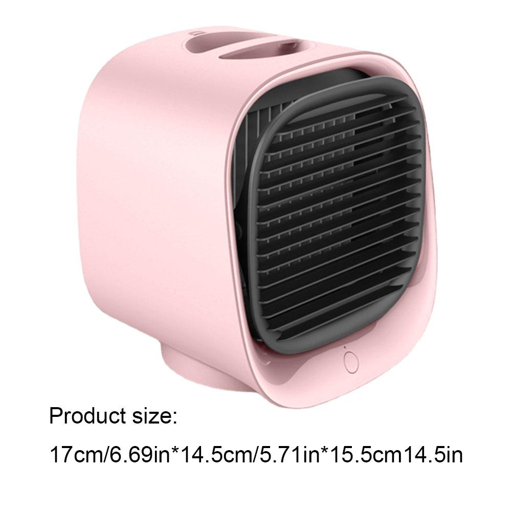 Portable Household Office Mini Desktop Air Conditioning Humidification Negative Ion USB Mini Water Air Cooler Fan