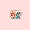 Unique Snail Cartoon Metal Brooch Fashionable Alloy Badge For Pets And Collectors