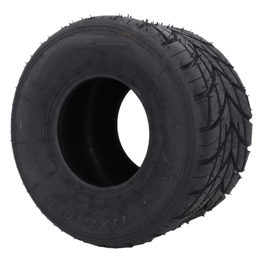 Go Kart Rear Wheel Tire Tubeless Rain Rubber for ATV UTV Quad Bike 11x7.10 5 5in Dia