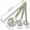 KAI Measuring Spoon Set Wellness Stainless Steel Made In Japan DH6508