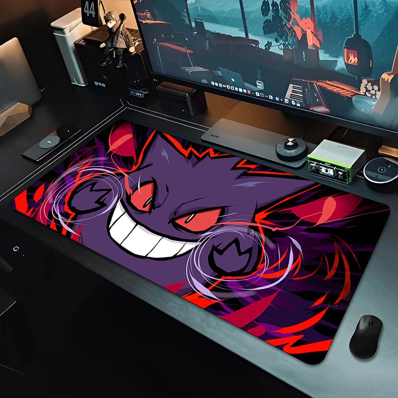 Colorful Mouse Pad Anime Gengar Oversized Gamer Extended Desk Mat Notbook Keyboard Pad Gaming Wearresistant Mousepad