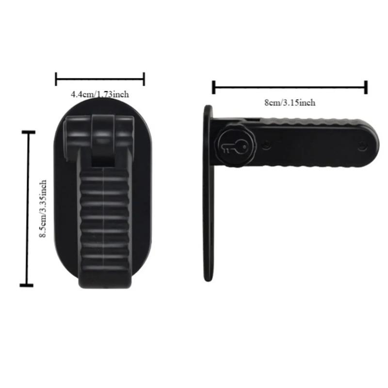 Non Punching Door Handle Safety Lock Protective Door Handle Concealed Buckle Lock Children's Pet Door Blocking Device