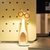 Cat Night Light Figurine Crafting Home Decor Cute Ornament Nightlight for NightStand Kitchen