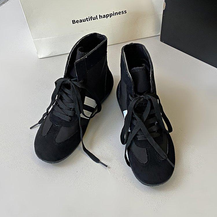 Boxing Shoes Breathable High-top German Training Shoes Women's Summer 2025 New Inner Height Increase Fashionable and Comfortable Versatile Sports Shoe